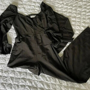 Fame and Partners black side bow romper